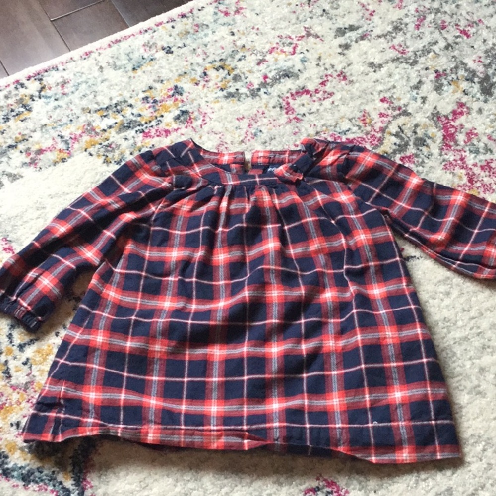 Baby girl Plaid dress Gap 6-12 month